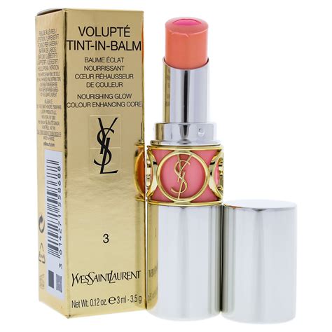 ysl tint in balm call me rose|Yves Saint Laurent Volupte Tint In Balm, 3 Call Me Rose, 0.12 .